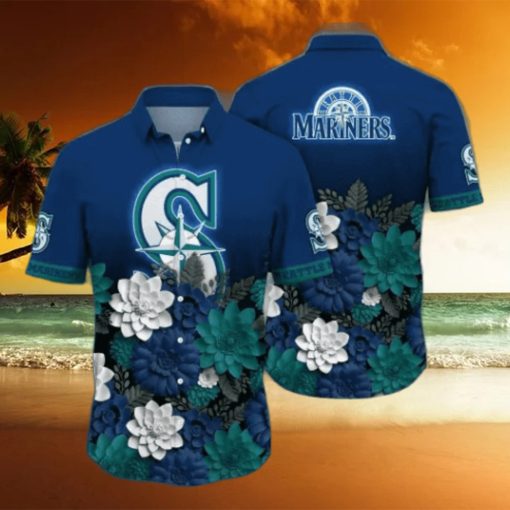 Seattle Mariners MLB Flower Hawaii Shirt And Tshirt For Fans