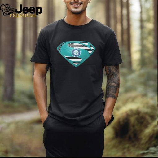 Seattle Mariners Superman logo shirt