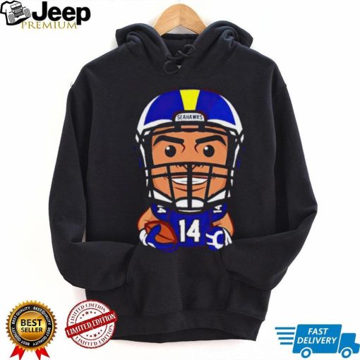 Seattle Seahawks DK Metcalf Chibi Football shirt