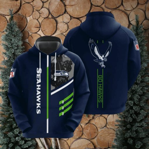 Seattle Seahawks Dark TypeHoodies Print Full