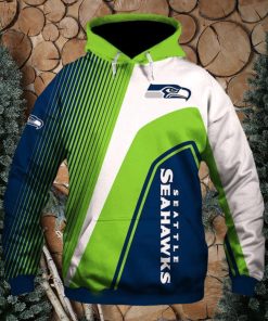 Seattle Seahawks Football Team Light Type Hoodies Print Full