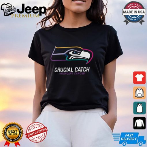 Seattle Seahawks Nike Black 2024 NFL Crucial Catch T Shirt