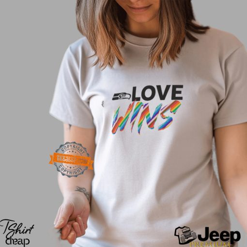 Seattle Seahawks Pride Love Wins 2024 Shirt