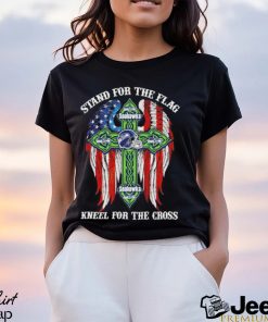 Seattle Seahawks Stand For The Flag Kneel For The Cross 2024 T shirt