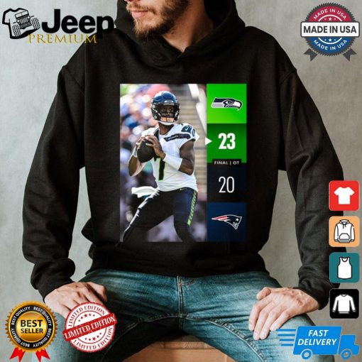 Seattle Seahawks Win 23 20 New England Patriots 2024 NFL Week 2 Final Score Shirt