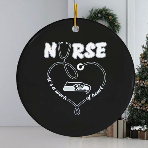 Seattle Seahawks nurse it’s a work of heart ornament