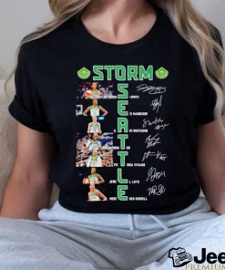 Seattle Storm Women’s Basketball Greatest Players Signatures T Shirt