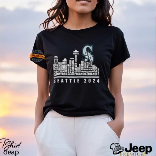 Seattle Teams Sports Skyline 2024 Shirt