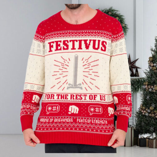 Seinfeld Festivus For The Rest Of Us Pole Ugly Christmas Sweater