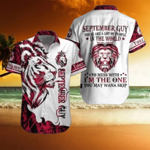 September Guy Custom Name Aloha Hawaiian Shirts For Men For Women