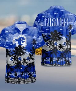 Seton Hall Pirates Palms Tree Hawaiian Shirt