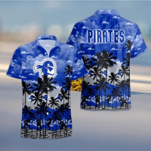 Seton Hall Pirates Palms Tree Hawaiian Shirt