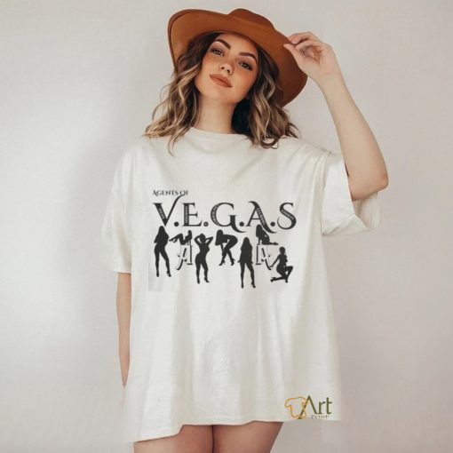 Sexy Agents Of VEGAS BLK T shirt