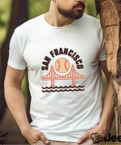 Sf Baseball Sweater San Francisco Crewneck Golden Gate Bridge Hoodie Vintage T Shirt