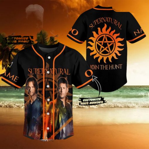 Supernatural Join The Hunt Custom Baseball Jersey