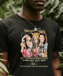 Shania Twain Up 41st Anniversary 1983 2024 Thank You For The Memories Shirt