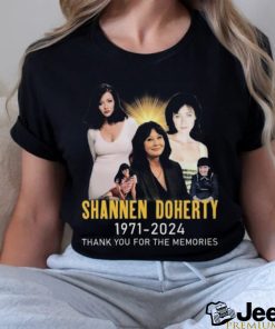 Shannen Doherty 1971 2024 Thank You For The Memories T shirt