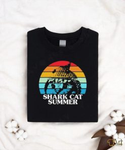 Shark Cat Summer Pride Vintage Shirt