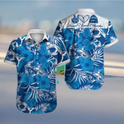 Shark Lovers Hawaiian Shirt Best Gift