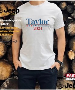 Sharon Osbourne Wearing Taylor For President 2024 shirt