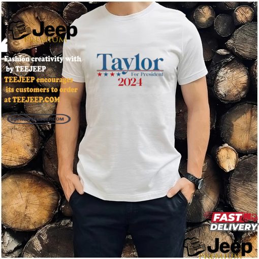 Sharon Osbourne Wearing Taylor For President 2024 shirt