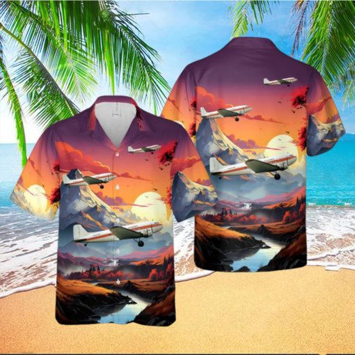 Shawnee Airlines Douglas C 53D Skytrooper (DC 3A) Hawaiian Shirt