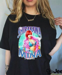 Shirakawa Mina Stardom graphic shirt