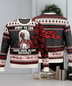 Shiro Blood Bending Deadman Wonderland Ugly Christmas Sweater