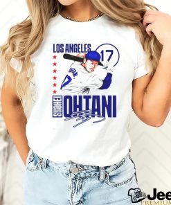 Shohei Ohtani 17 Los Angeles Dodgers Baseball Player signature shirt