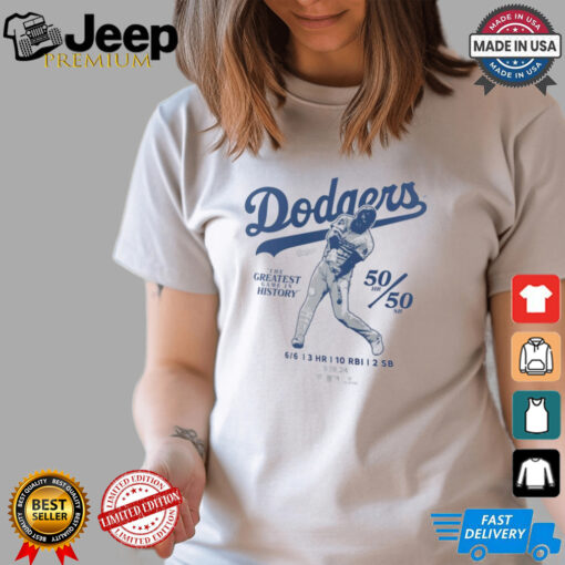 Shohei Ohtani Los Angeles Dodgers 6 for 6 T Shirt