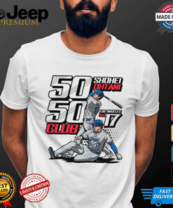 Shohei Ohtani Los Angeles Dodgers MLB 2024 No 17 50 50 CLub Graphic t shirt