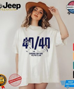 Shohei Ohtani Los Angeles Dodgers MLB 40 40 Club T shirts