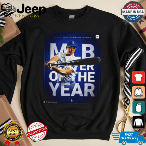 Shohei Ohtano MLB Player of the year shirt