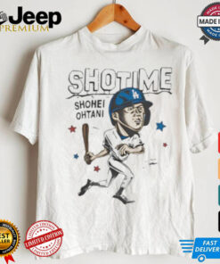 Shotime Shohei Ohtani Los Angeles Dodgers caricature shirt