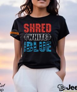 Shred White And Blue Shirt