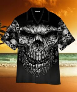 Shredder Skull Aloha Hawaiian Shirts For Men For Women