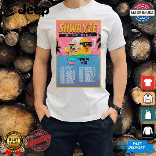 Shwayze West Coast 2025 Tour Shirt