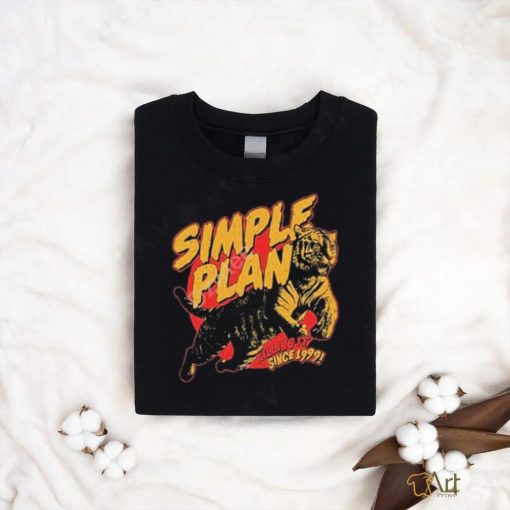 Simple Plan Tiger 1999 Shirt