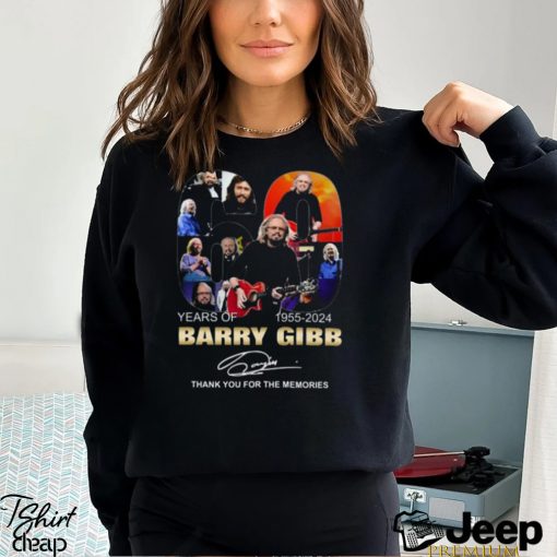 60 Years Of 1955 2024 Barry Gibb Thank You For The Memories T Shirt