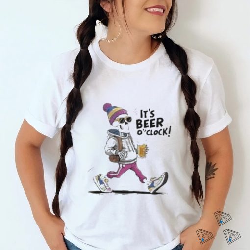 Skeleton It’s Beer O’clock T Shirt