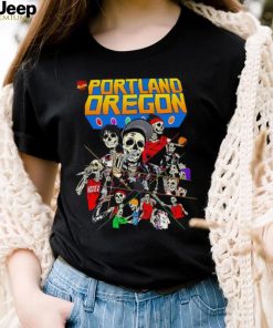 Skeleton Portland Oregon shirt