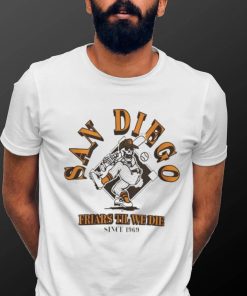 Skeleton San Diego Friars till we die since 1969 shirt