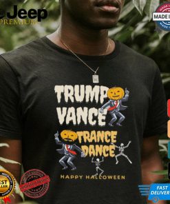 Skeleton Trump Vance Trance Dance Happy Halloween Shirt