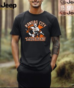 Skeleton player Kansas City Mavericks hockey shirt