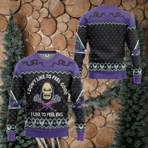 Skeletor He Man Ugly Christmas Sweater, Masters Of The Universe Xmas Sweater