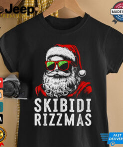 Skibidi Rizzmas Christmas Rizz Santa Claus Charisma Kid Cool T Shirt