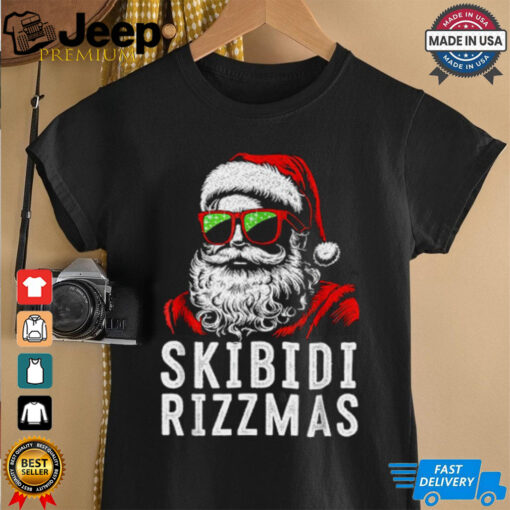 Skibidi Rizzmas Christmas Rizz Santa Claus Charisma Kid Cool T Shirt