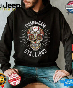 Skull Birmingham Stallions Dia De Los Muertos shirt