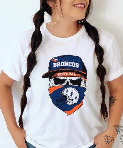 Skull Broncos Football NFLTeam Shirt