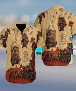 Skull Cowboy All Over Printed Hawaiian Shirt Best Gift